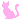 Pink sitting cat